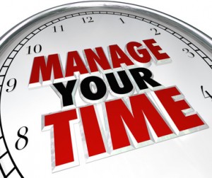 Manage Your Time Words Clock Management Efficiency